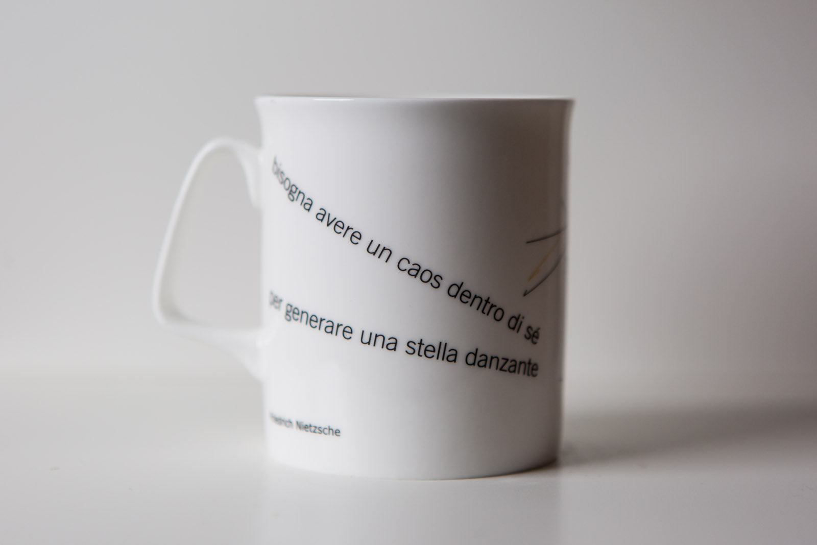 Tazza letteraria - Bisogna avere un caos dentro di sé per generare una stella danzante. Friedrich Nietzsche